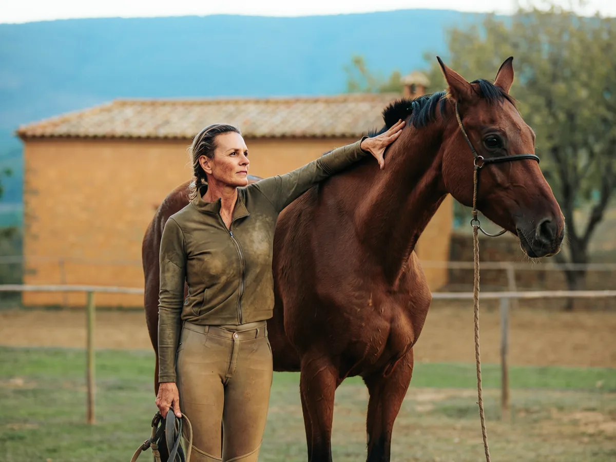 Cours d'équitation à Saint-Cassien, Isère