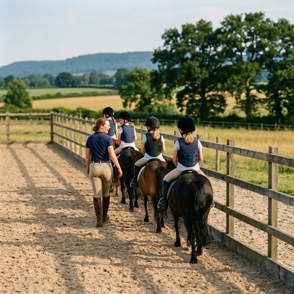 Cours de poney à Saint-Cassien, Isère