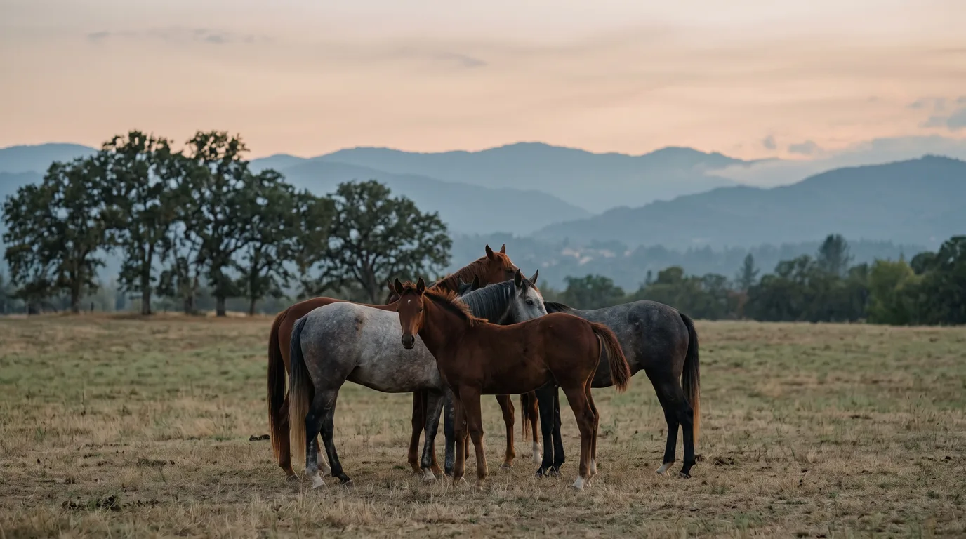 Chevaux en liberté, Equi Progress, Isère